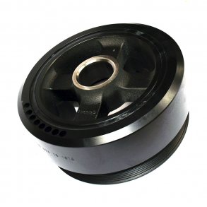 Krumtap-remskive og dmper