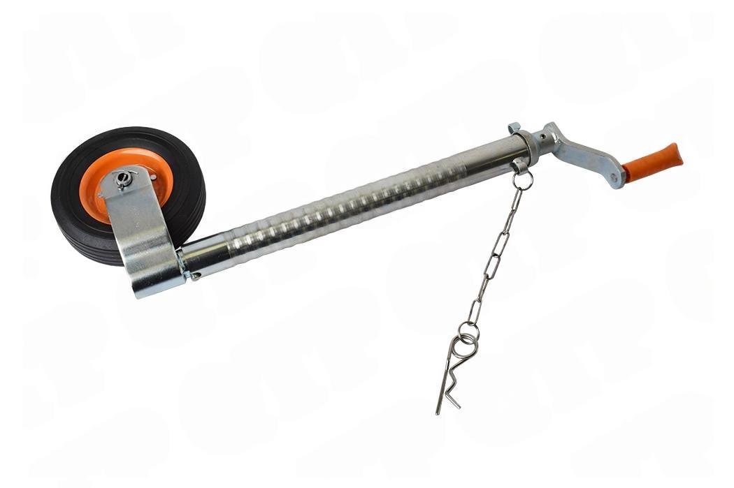 Trailer st�ttehjul med serreret kant (48mm hjul)