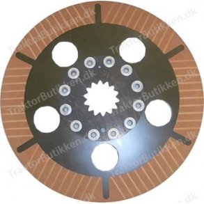 Bremseskive med belgning