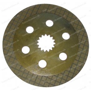 Bremseskive med belgning