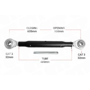 Topstang Cat 3 / 3 Kugle Kugle 485mm Heavy Duty | BB33485 | S16843 3676 S.4603 S4603 68/8100-703