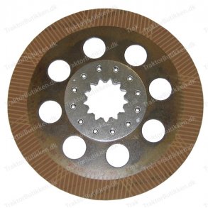 Bremseskive med belgning