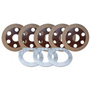 Bremseskive med belgning