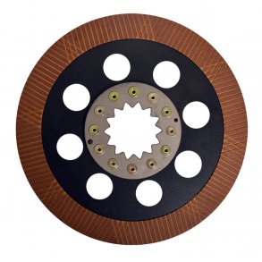 Bremseskive med belgning