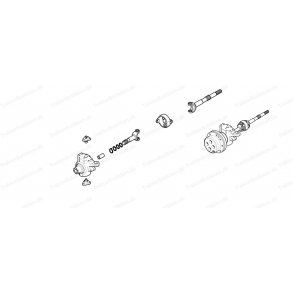 Frontakselttning, inderst - Carraro