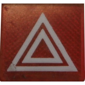 Vippekontakt til katastrofelys - Symbol