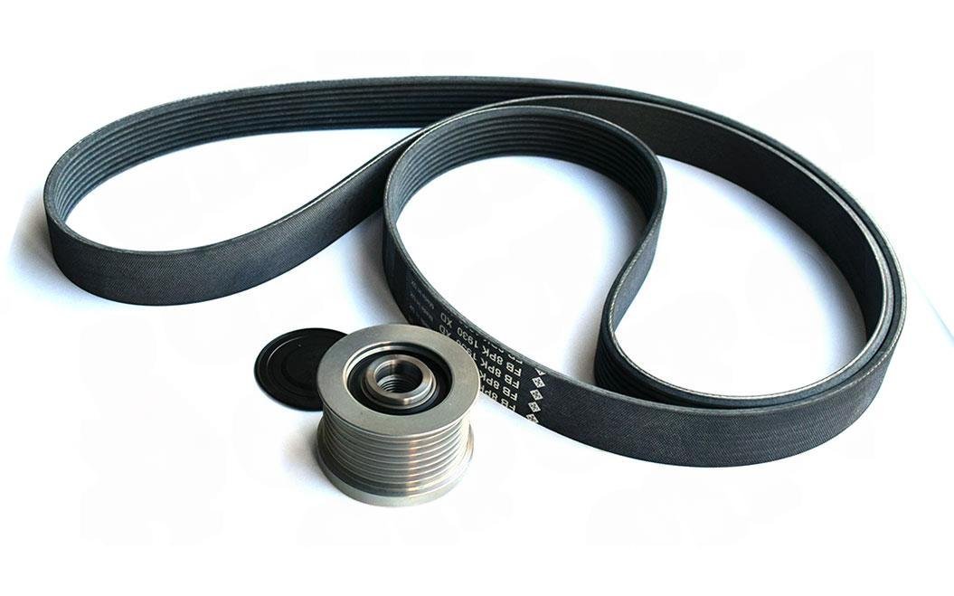 Ventilatorrem og remskive s�t