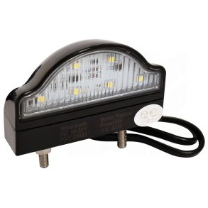 Lygte Nummerplade 10-30V 32cm Kabel