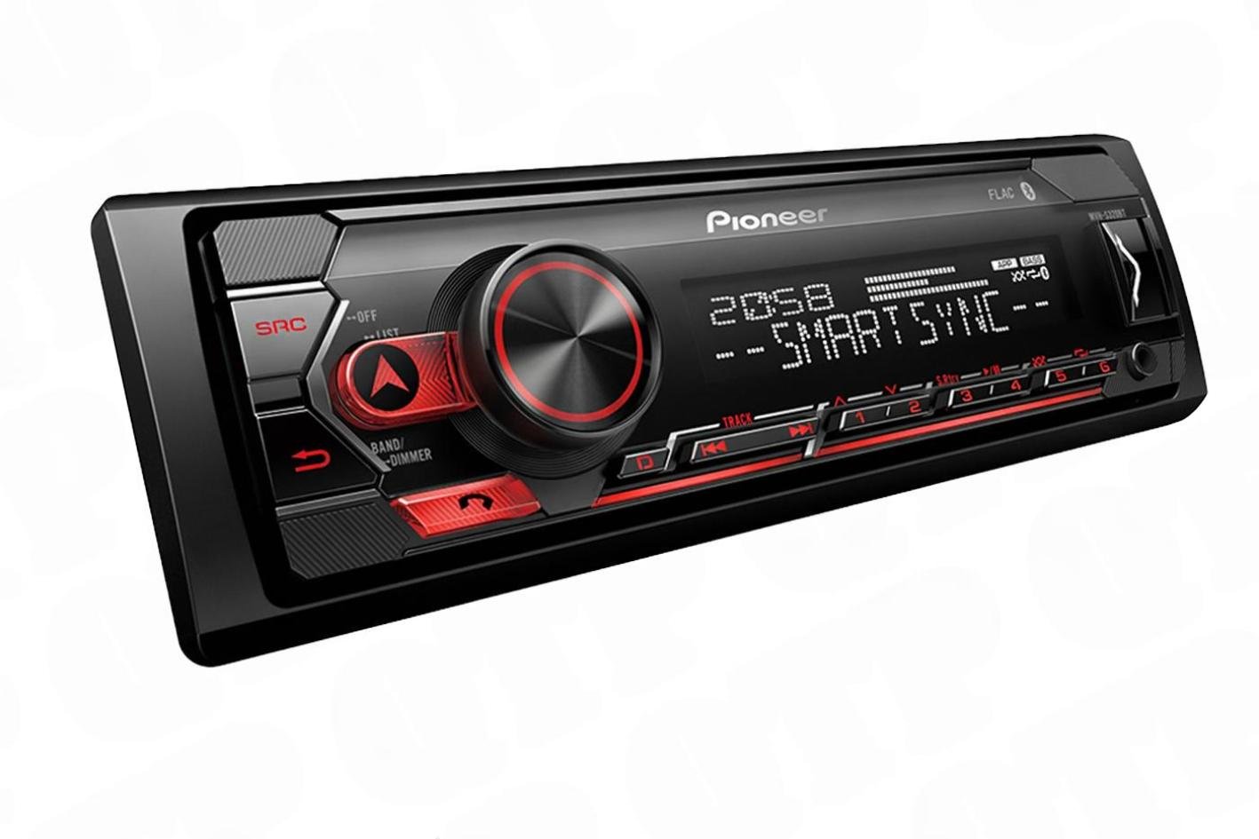 Radio med kort chassi och Bluetooth