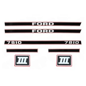 M�rkats�t Ford 7810 Serie 3 R�d & Sort