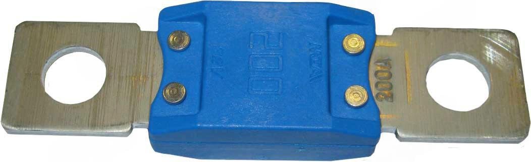 Mega-s�kring 200 Amp Bl�