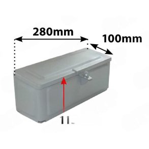 V�rkt�jskasse Lille Gr� (30x11.5x12.5)