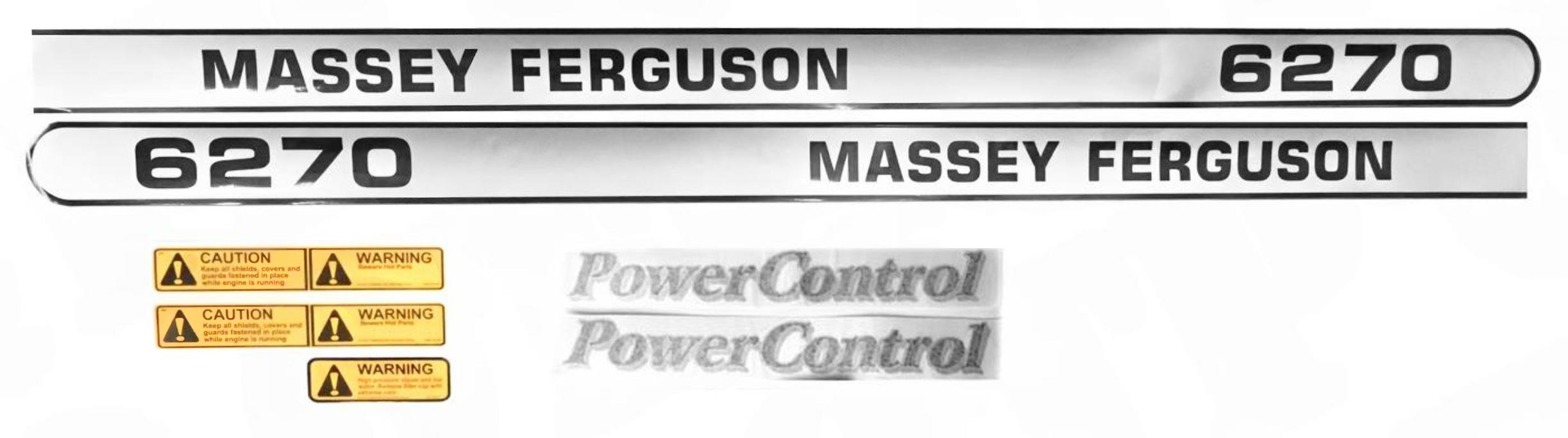 Dekal Massey Ferguson 6270 Power Control