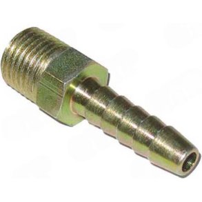 Slutning til slange 1/4' BSPT han 1/4'