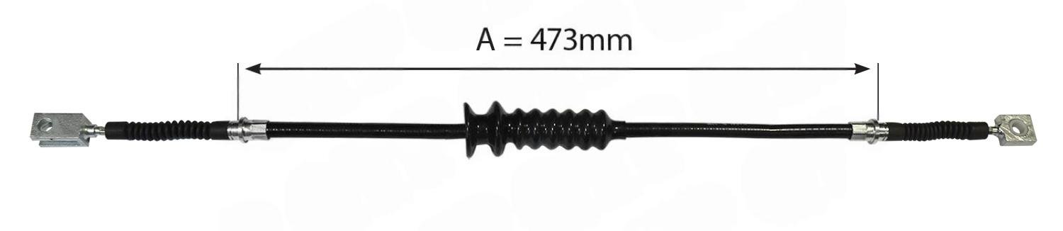 Koblingskabel 300 Lav Linje 473mm Kort