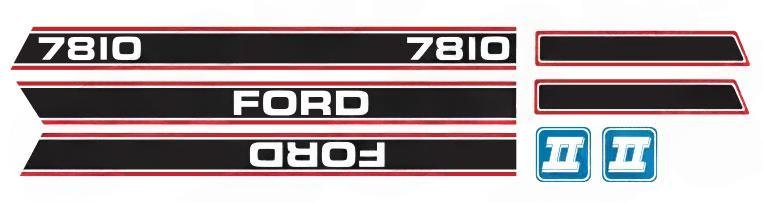 Dekalset Ford 7810 R�d & Svart