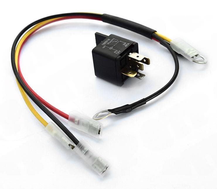 Solenoid rel� 1940 S 390 40 amp med ledningsnet