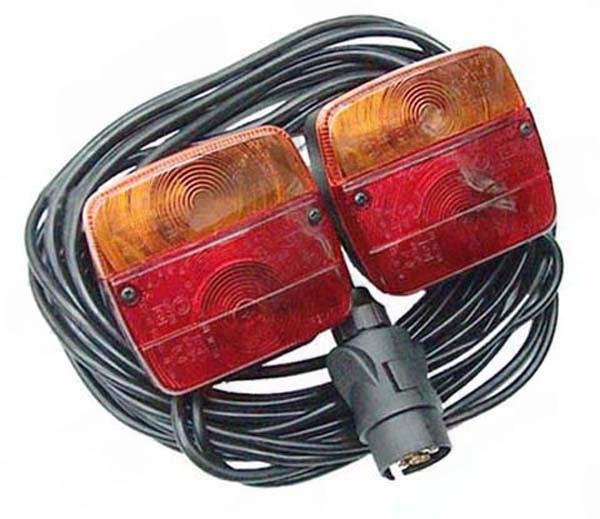 Magnetisk lampkit + 7,5 m kabel med gl�dlampor