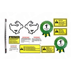 M�rkatkit med advarselsm�rkater | Fiat | 7971