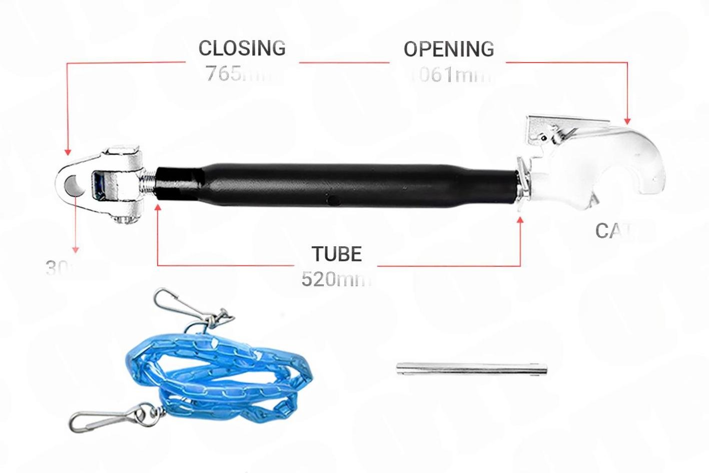 Topled Knogle 30mm / 2 Krog 520mm Heavy Duty | KH302520