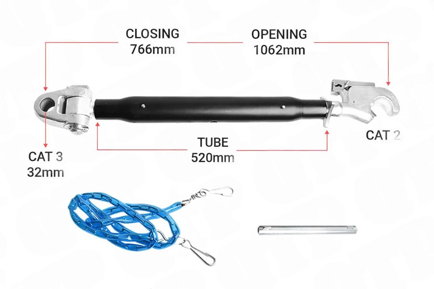 Topled Knogle Kat 3 / 2 Krog 520mm Heavy Duty | KH32520