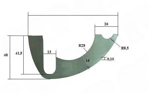 Pakning til drejehus Fiat 4WD 0,15 mm