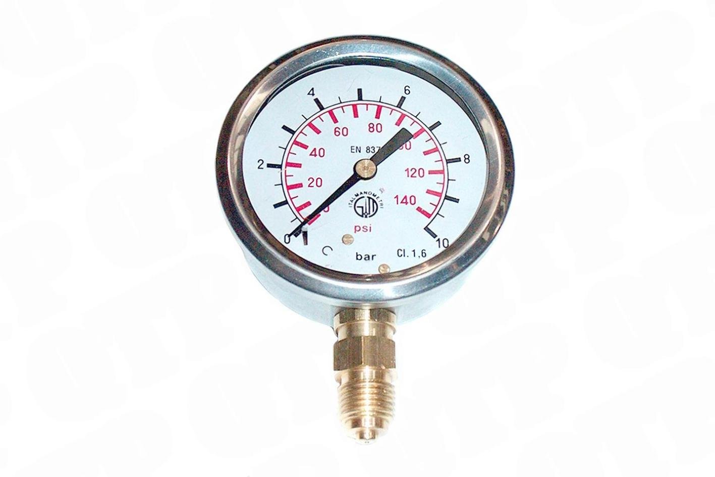 Manometer Olietryk 140 PSI Glyserinfyldt