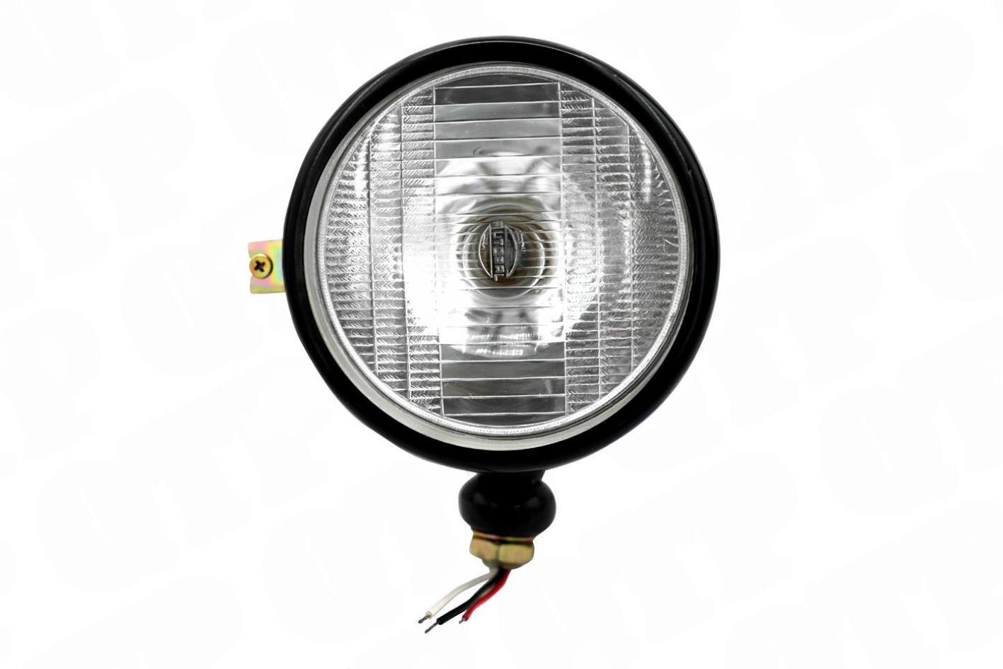 Str�lkastare svart (h�ger) 40/45W | BPF | Klar lins | Sidomonterad lampa | 51270
