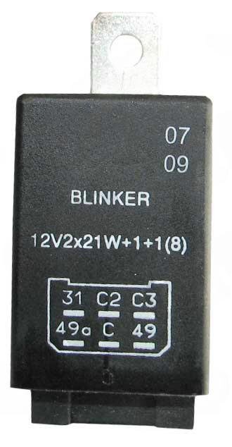 Blinkersrel� 200 500 (6-stifts) Ford 10s 30's TW John Deere 30's 40's 50's Fiat 66's 90's 94's