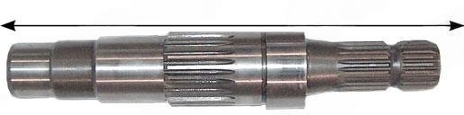 PTO-aksel 2000 3600 8100 - 1000 rpm 21 spline