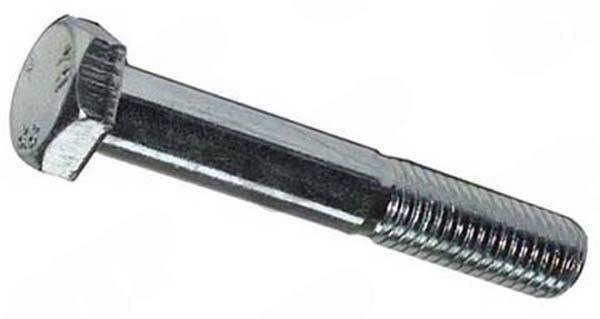 Bult M12 x 75 Grov Zink & Gul