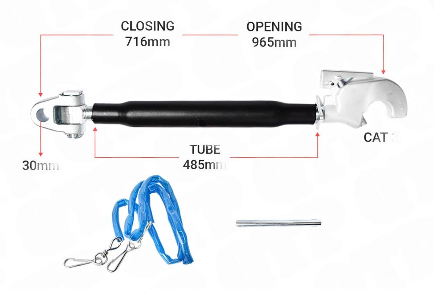Topled 30mm / 3 Krog 485mm Heavy Duty | KH303485 | S1597