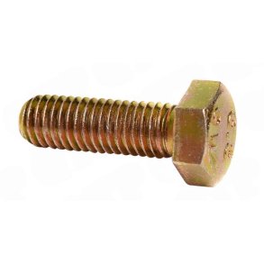 Bolt M8 x 25 Grov Zink & Gul