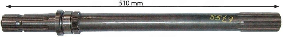 PTO-aksel 390 398 399 Phaser 540 rpm 6 spline