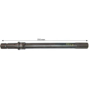 PTO-aksel 390 398 399 Phaser 540 rpm 6 spline