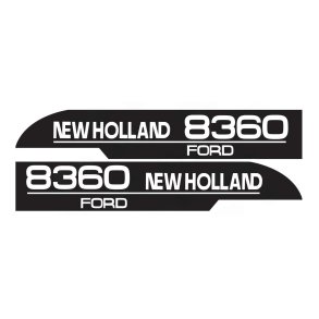 M�rkats�t Motorhjelm Ford 8360 VH + HH
