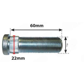 Hjulbolt til Stub 20mm