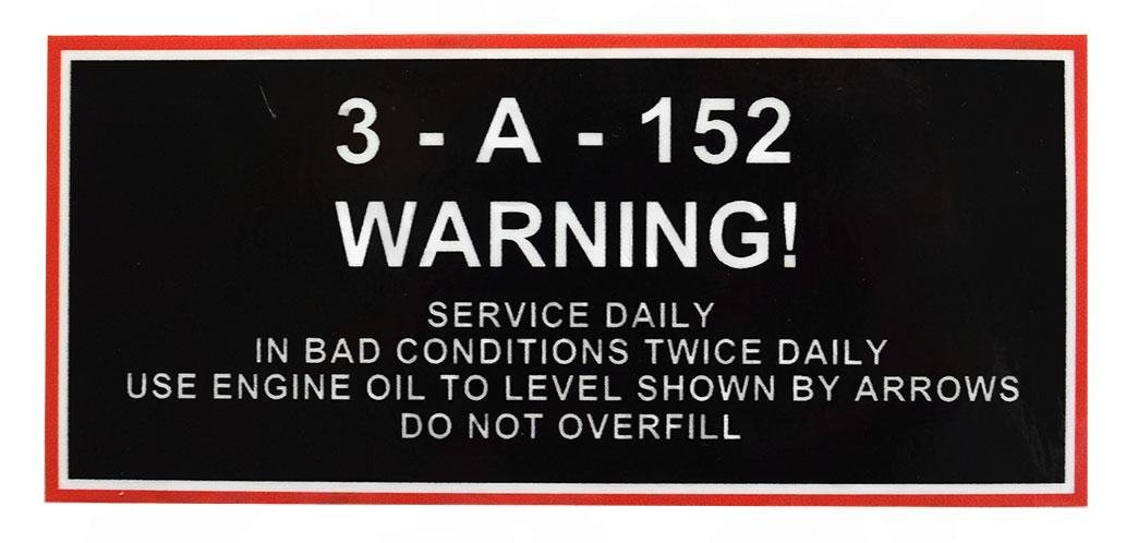 Dekal 35 A152 - Service Dagligen
