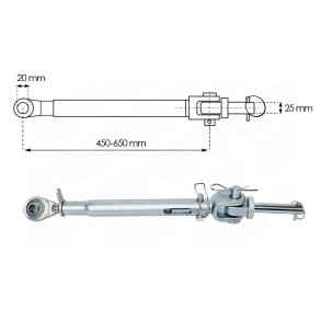 Stabilisator Ford TM & 60s Normal Duty 430mm
