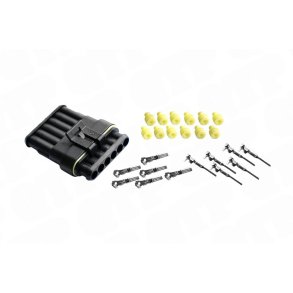 Connector Super Seal 6-vejs s�t