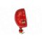 Forlygte R�d (Venstre) | 35 Plain Lens | Deep Back | 1733 | S7835 | S.7835 | VPM3322 | K901837