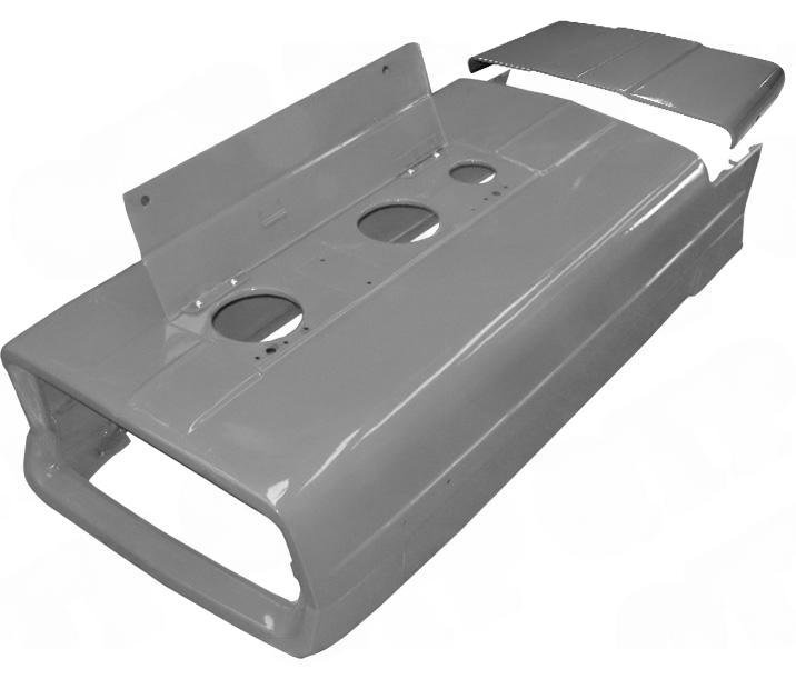 Motorhuv 135 med br�nsle- och batterilucka 13