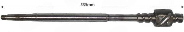 Styresnegl 35 35X 135 Kort - 535mm Lang