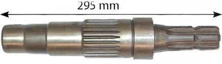 PTO aksel 2600 3600 8100 - 1000 rpm 6 splines