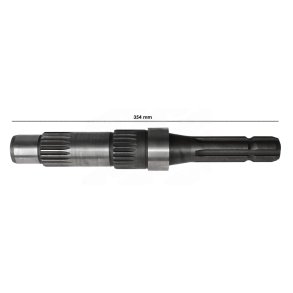 PTO-aksel 2600 3600 8100 6-splinet 540 rpm