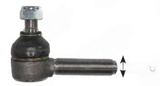 Styrestangende 165 50B Skrue i