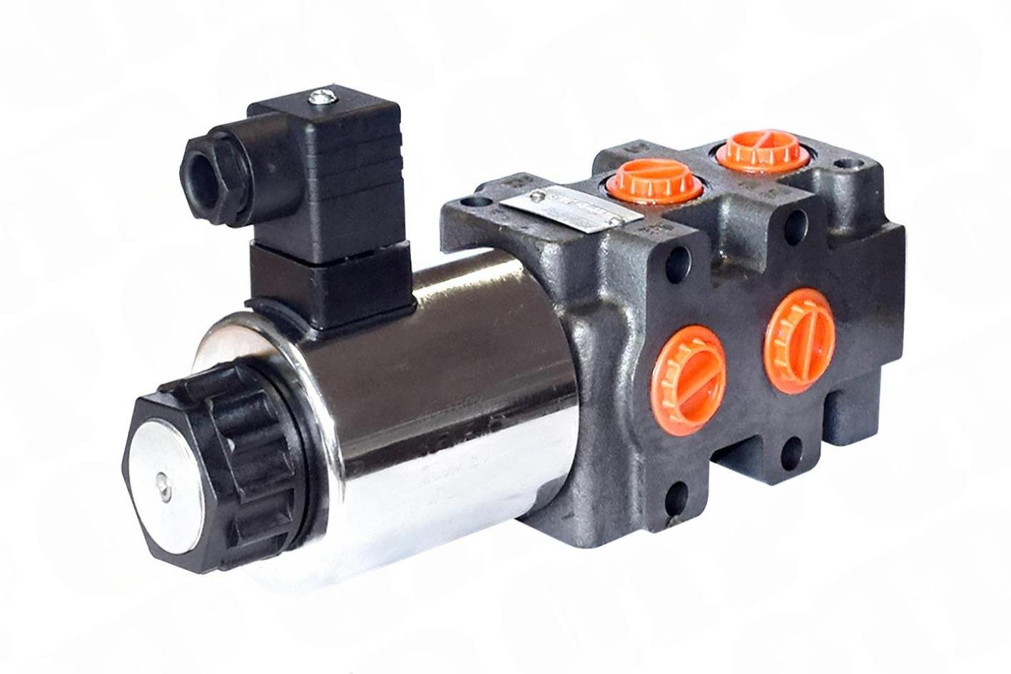 Solenoid seksportet omkoblingsventil 1/2' c/o Din-stik