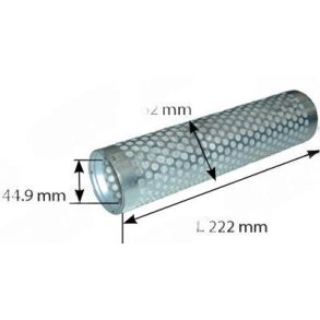 Luftfilter 165 168 188 50B Indvendig