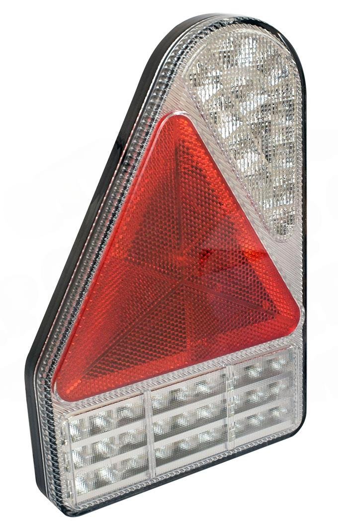 Lampkombination Triangel Slimline Krom LED