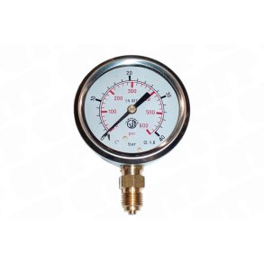 Manometer Tryk 580 PSI Glyserinfyldt